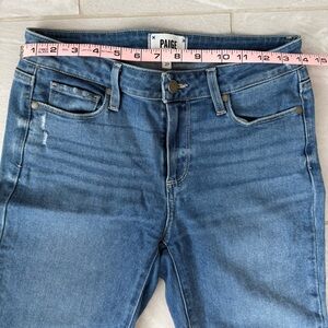 PAIGE Kylie Crop Destructed Jeans